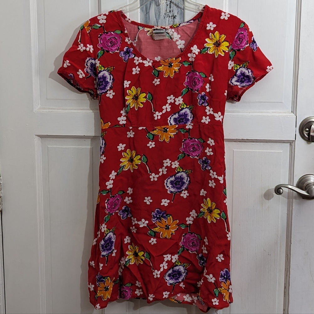 Knapp Studio Red Floral Dress